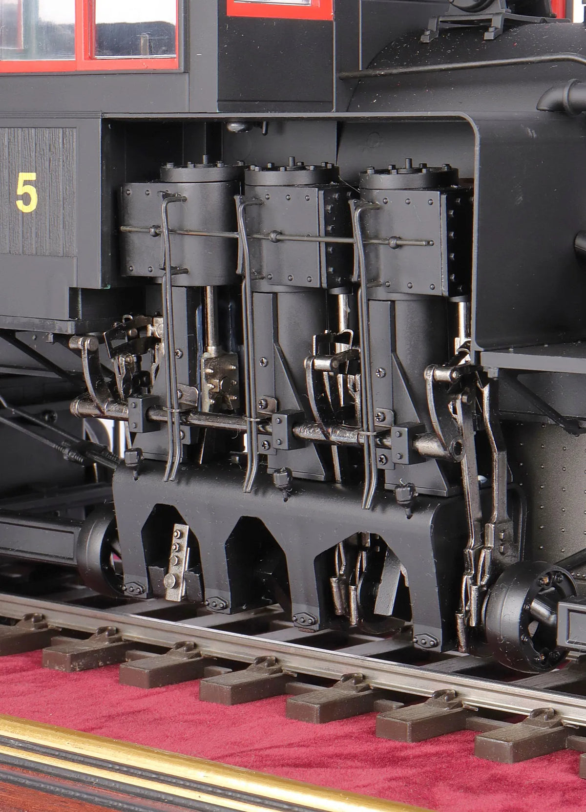 G-scale 38 ton two truck Shay