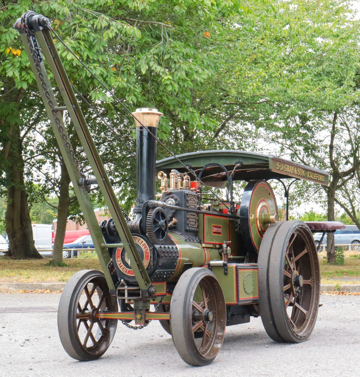 4 inch scale Burrell SCC crane engine