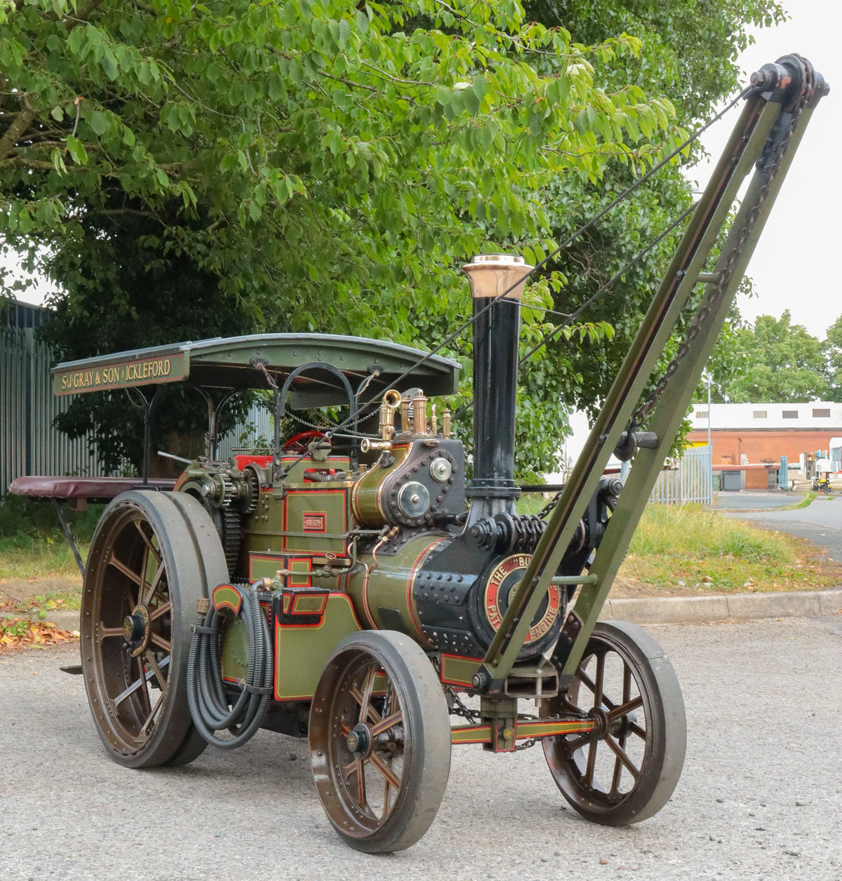 4 inch scale Burrell SCC crane engine