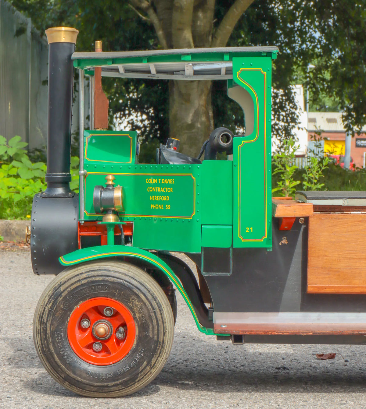 3 inch scale steam outline Foden wagon