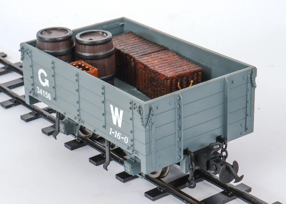 Six 32/45mm narrow gauge Welshpool & Llanfair wagons