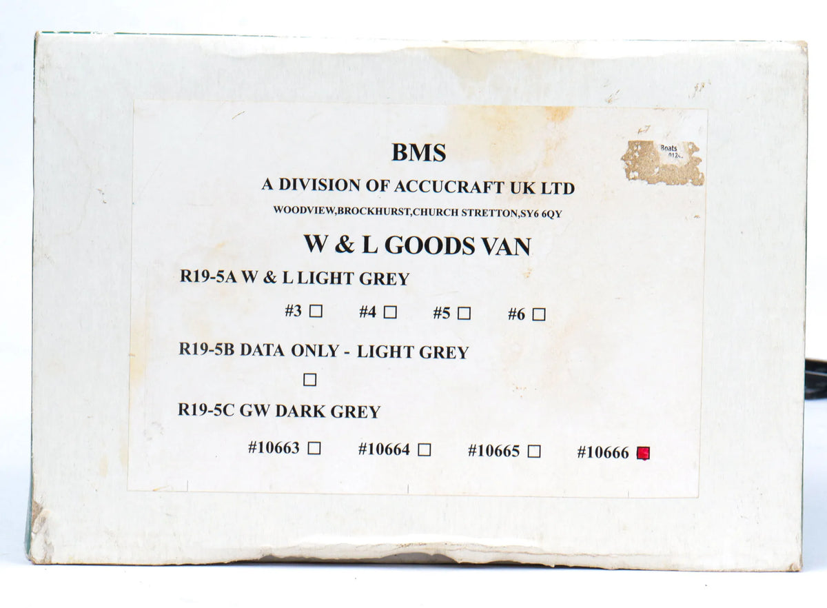Six 32/45mm narrow gauge Welshpool & Llanfair wagons