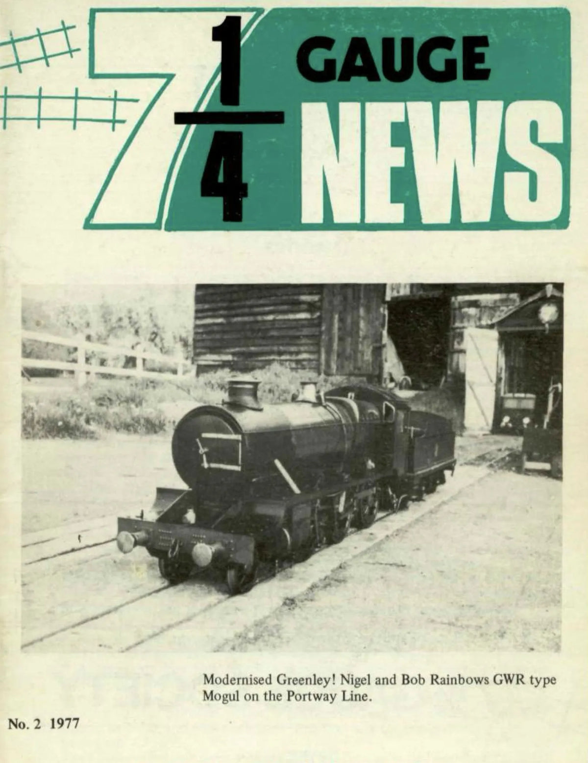 7 1/4 inch gauge Greenly Mogul 2-6-0