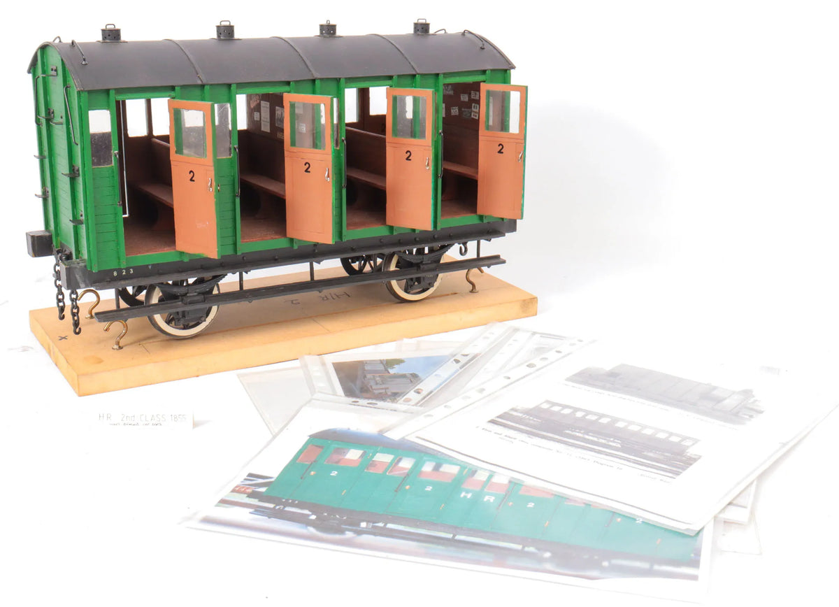 3 1/2 inch gauge Highland Railway Second Class carriage