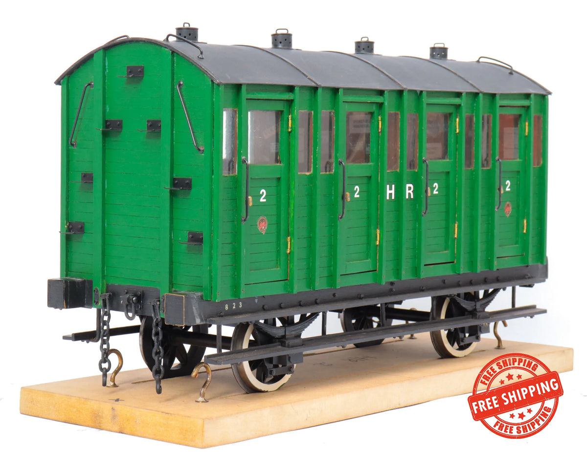 3 1/2 inch gauge Highland Railway Second Class carriage