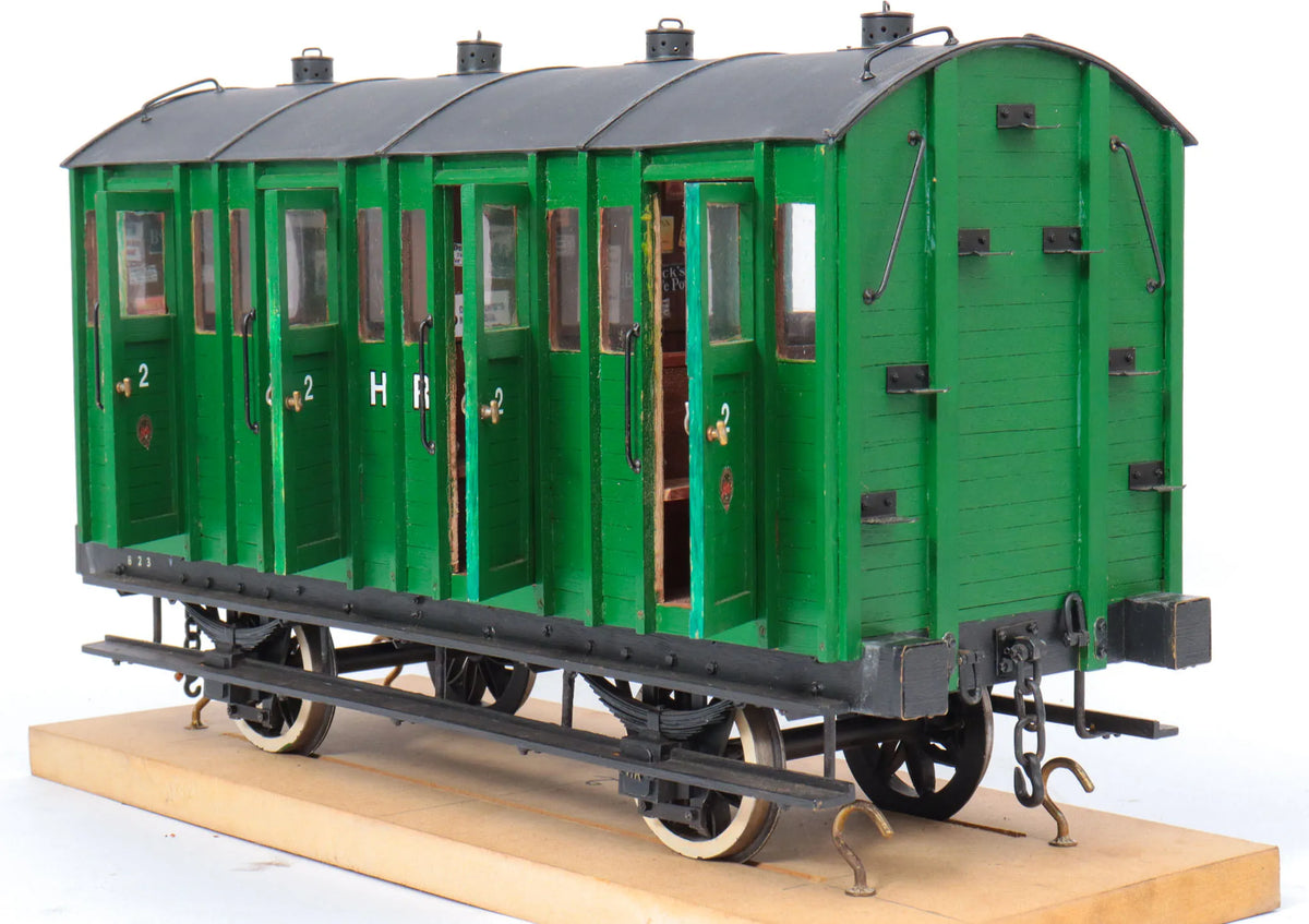 3 1/2 inch gauge Highland Railway Second Class carriage