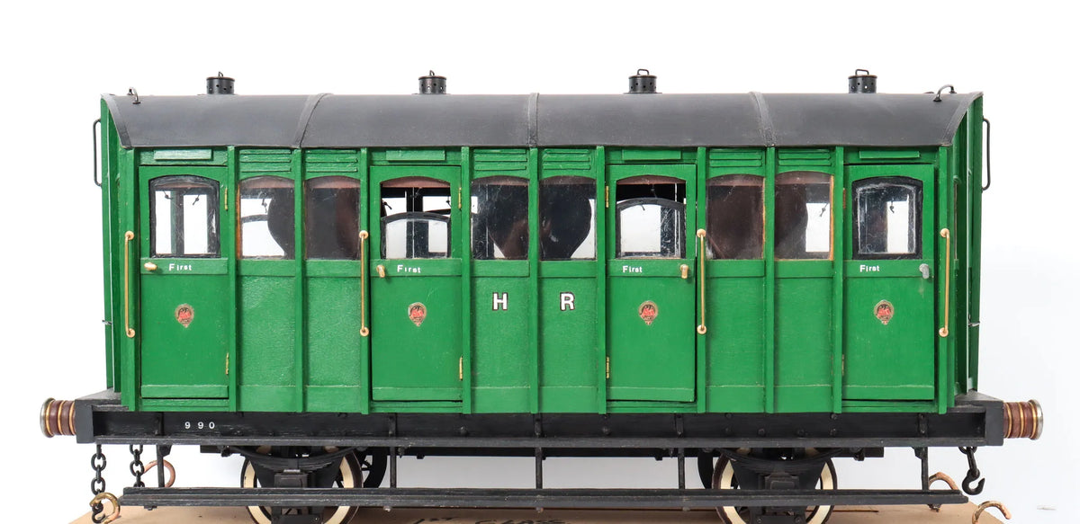 3 1/2 inch gauge Highland Railway First Class carriage