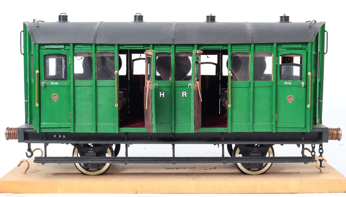 3 1/2 inch gauge Highland Railway First Class carriage