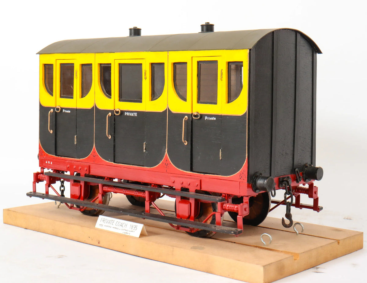 3 1/2 inch gauge private passenger coach