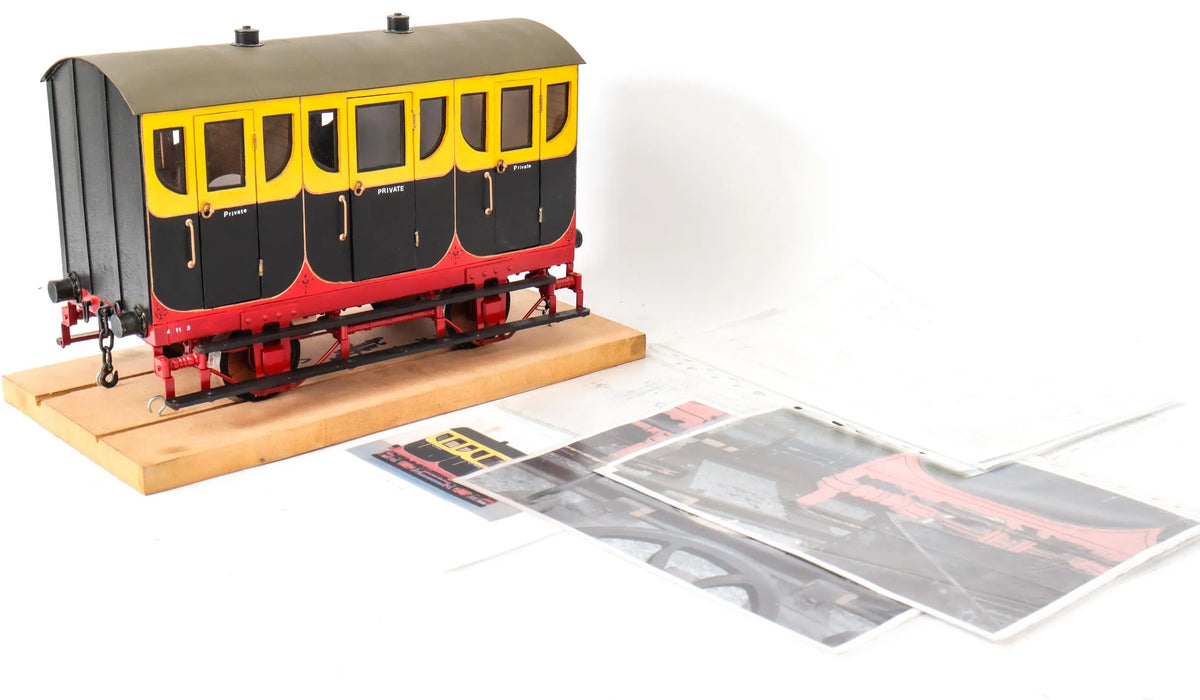 3 1/2 inch gauge private passenger coach