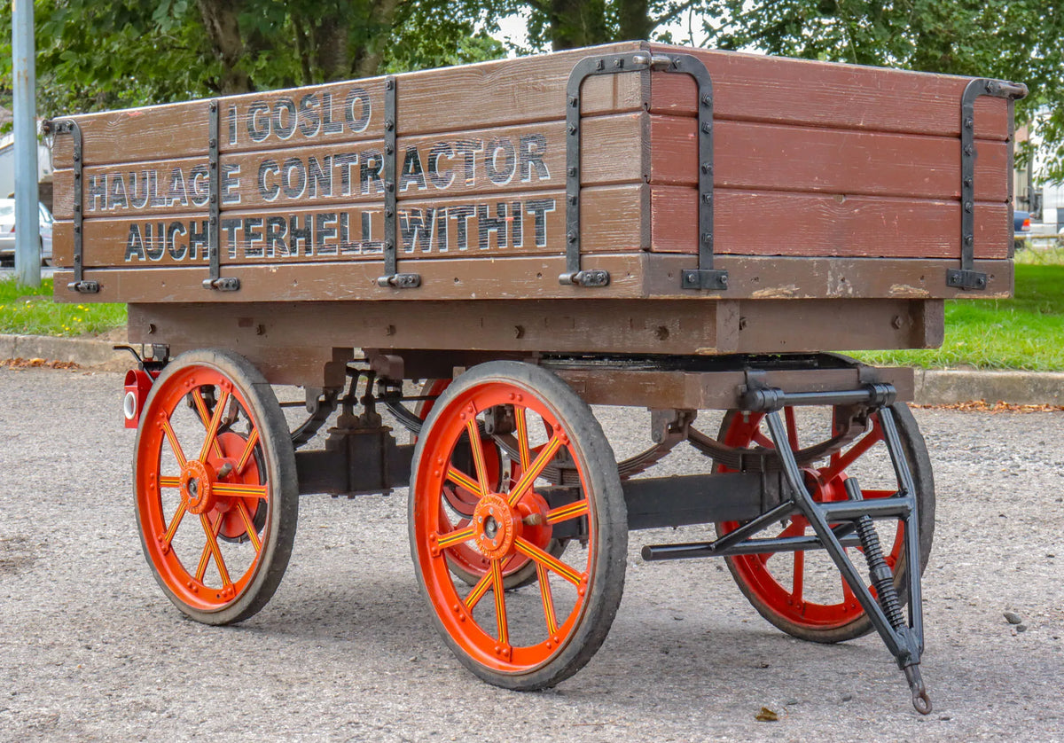 4 inch scale traction engine driving truck