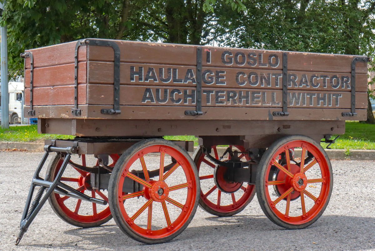 4 inch scale traction engine driving truck