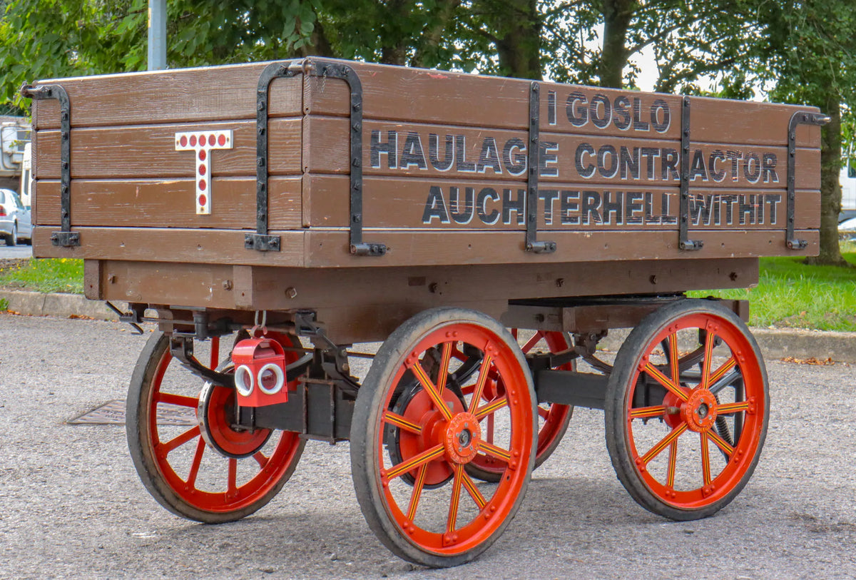 4 inch scale traction engine driving truck
