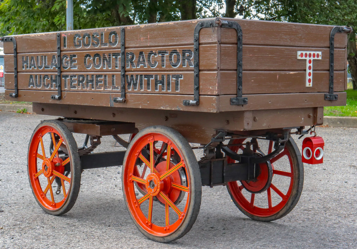 4 inch scale traction engine driving truck