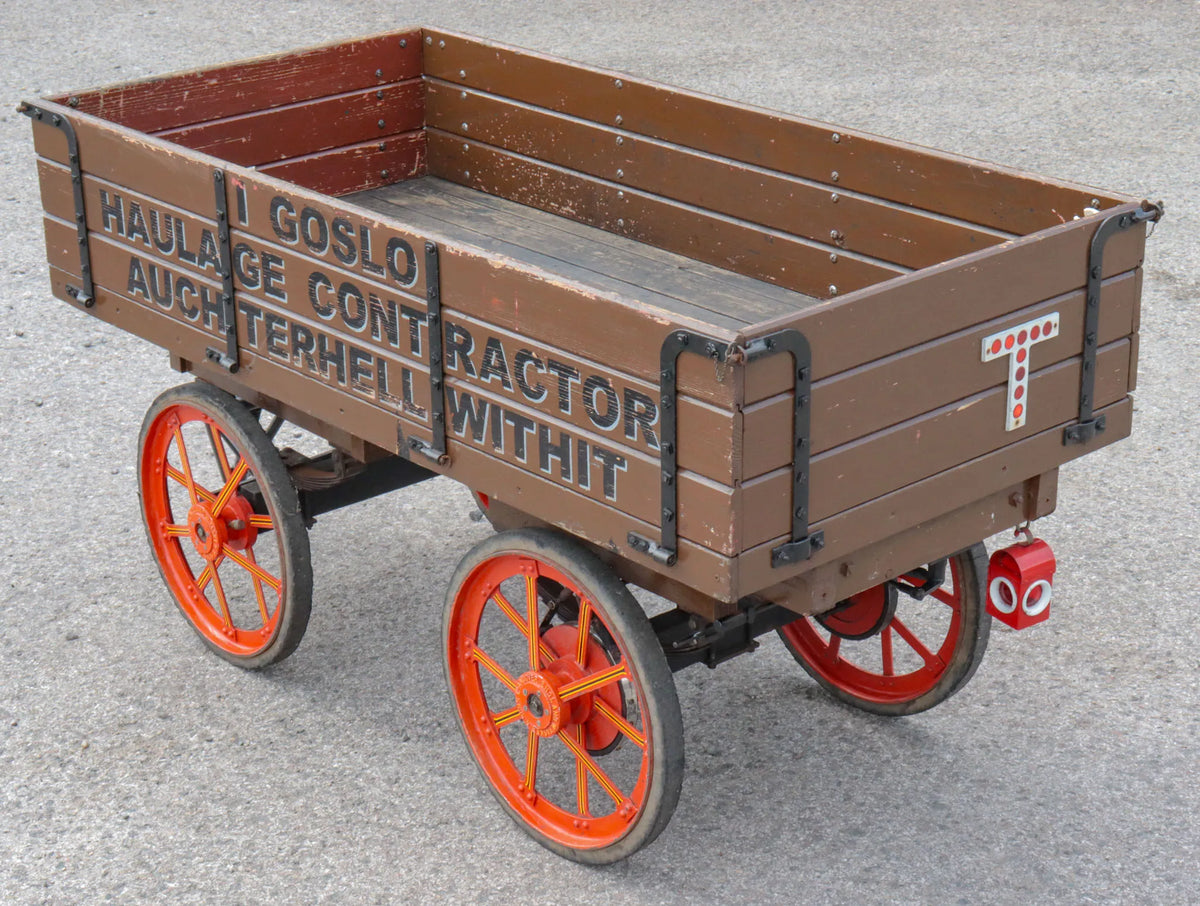 4 inch scale traction engine driving truck