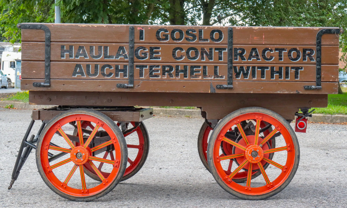 4 inch scale traction engine driving truck