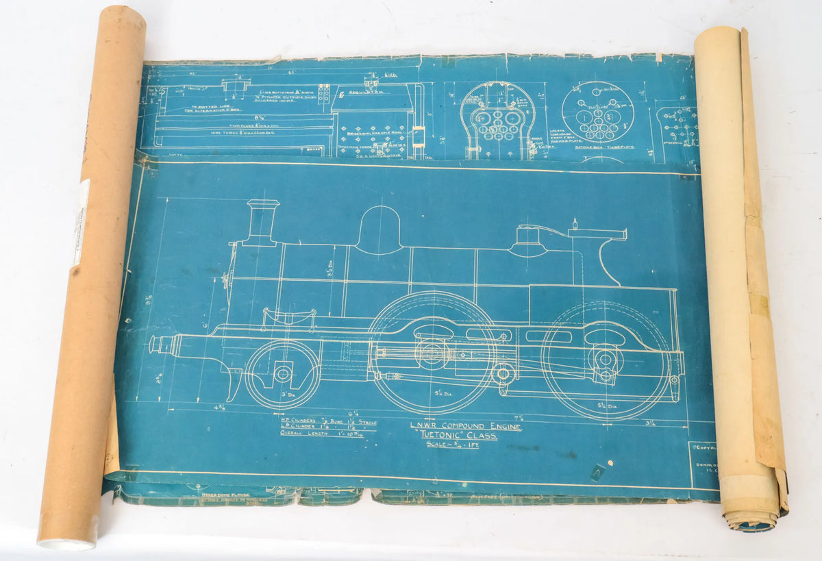 3 1/2 inch gauge LNWR Teutonic Compound 2-2-2