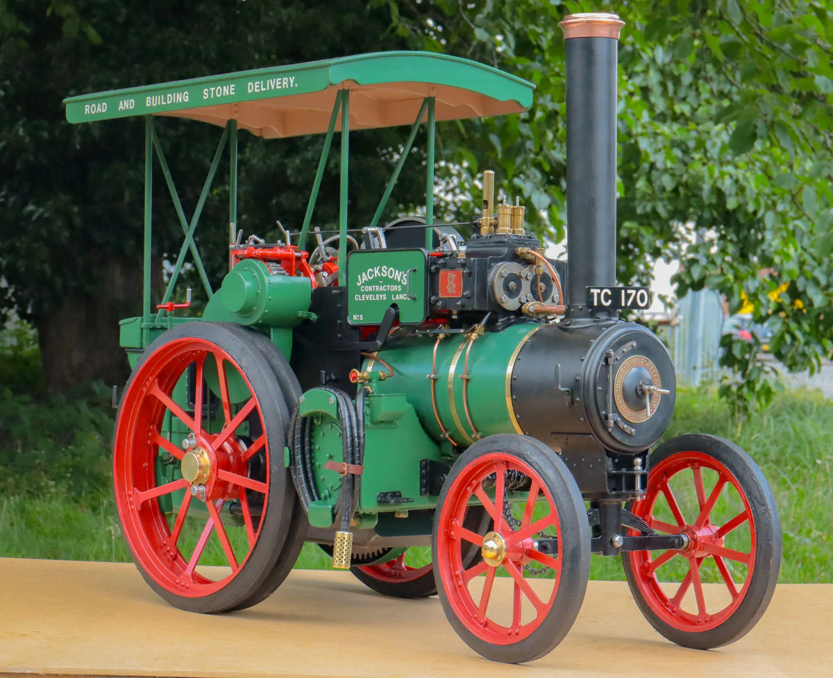 2 inch scale Ransomes, Sims & Jefferies DCC steam tractor
