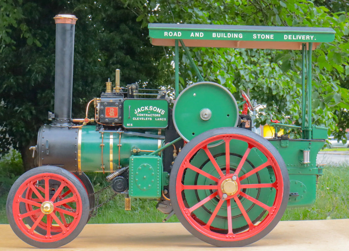 2 inch scale Ransomes, Sims & Jefferies DCC steam tractor