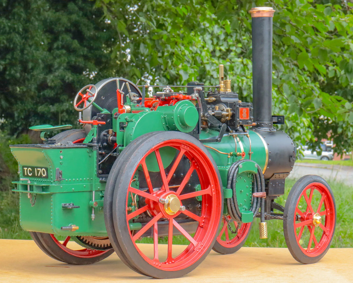 2 inch scale Ransomes, Sims & Jefferies DCC steam tractor