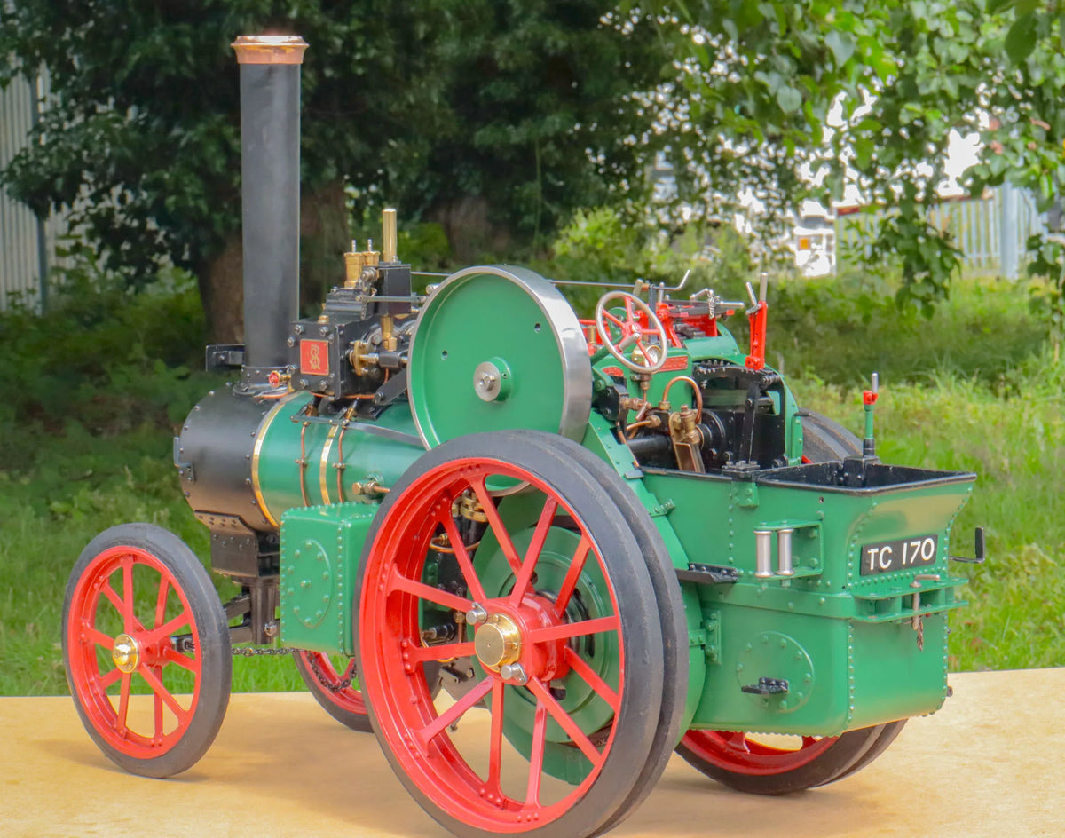 2 inch scale Ransomes, Sims & Jefferies DCC steam tractor