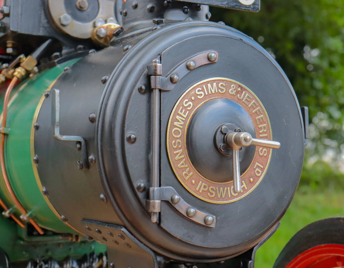 2 inch scale Ransomes, Sims & Jefferies DCC steam tractor