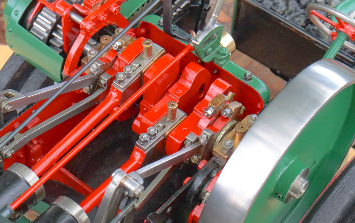 2 inch scale Ransomes, Sims & Jefferies DCC steam tractor