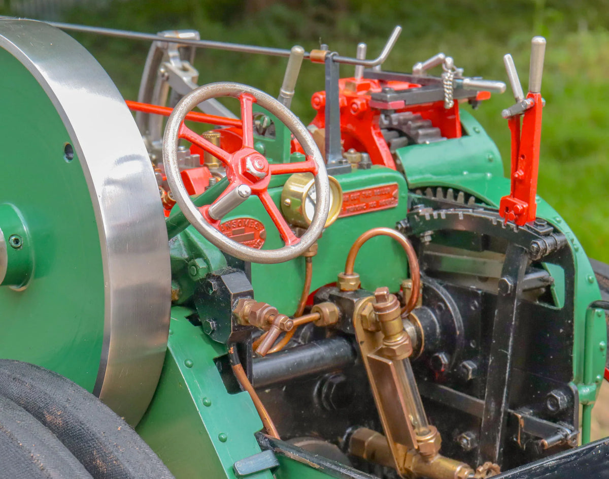 2 inch scale Ransomes, Sims & Jefferies DCC steam tractor
