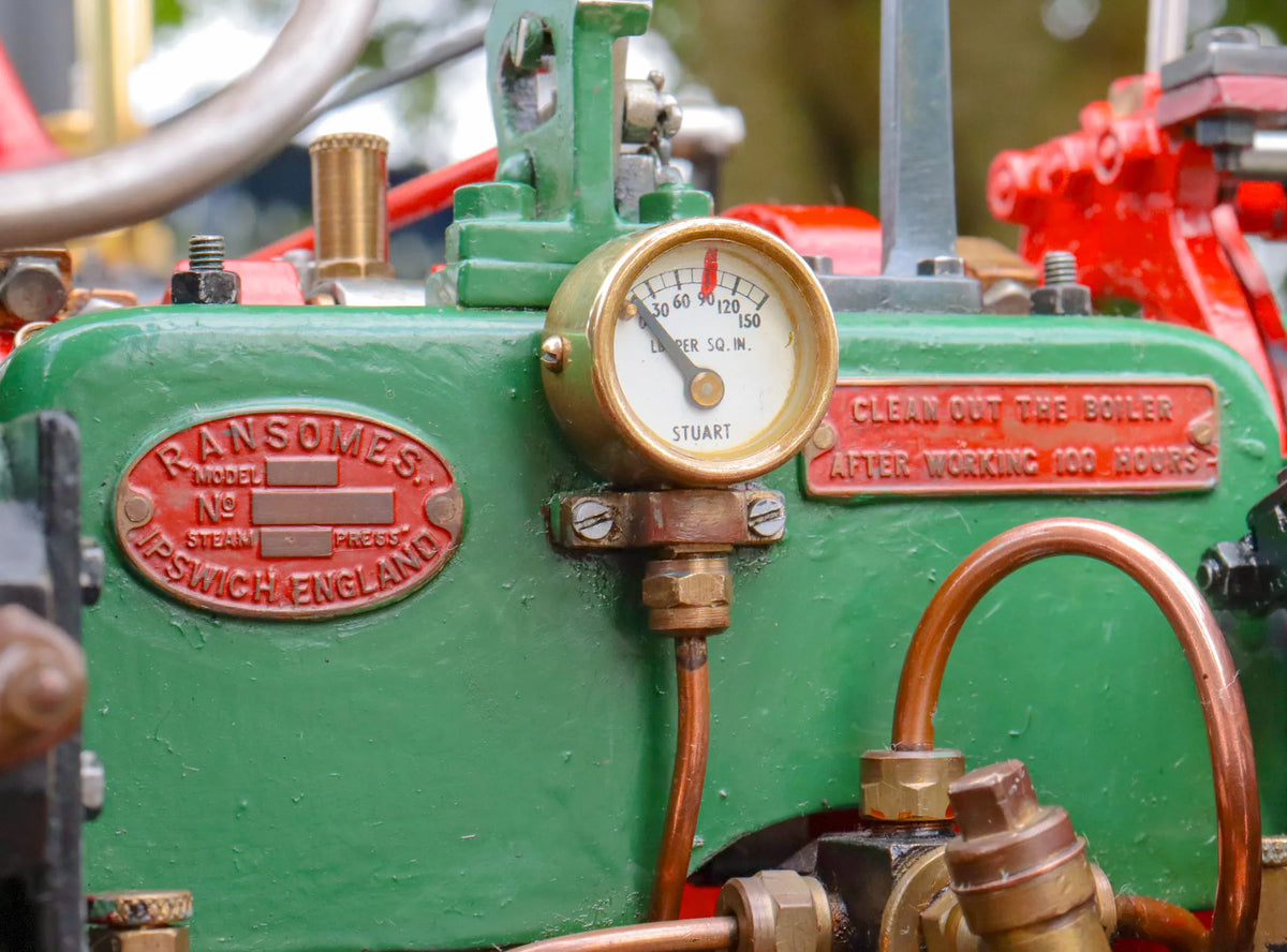 2 inch scale Ransomes, Sims & Jefferies DCC steam tractor