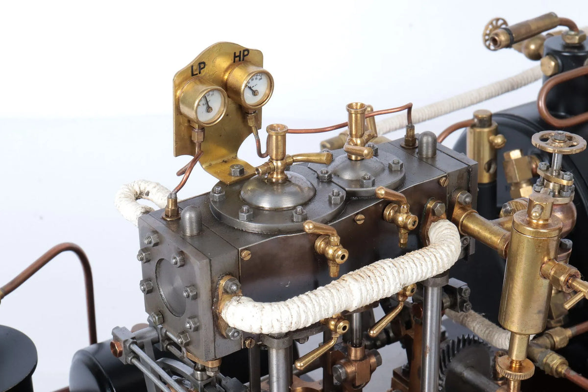Stuart HB4 boiler & compound twin steam plant