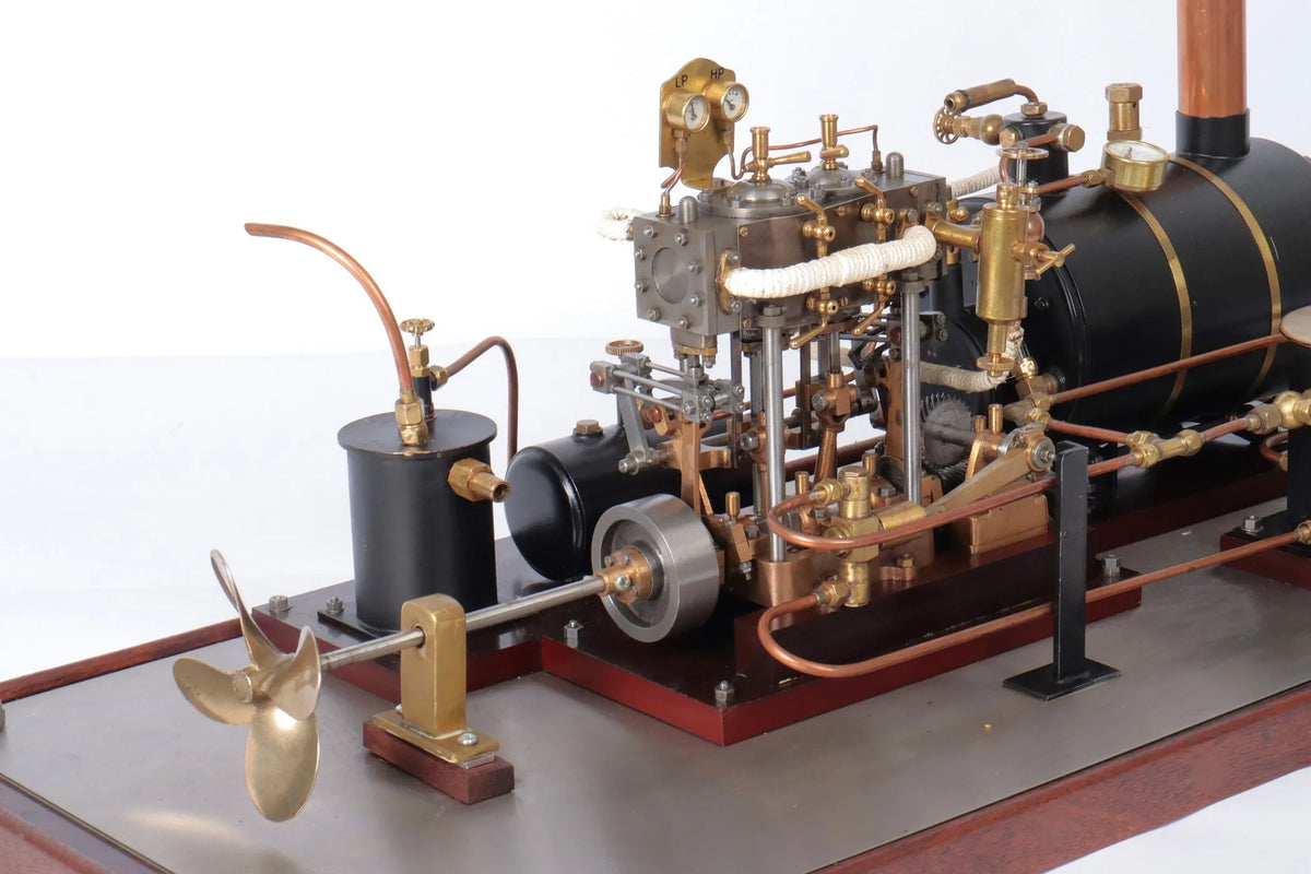 Stuart HB4 boiler & compound twin steam plant