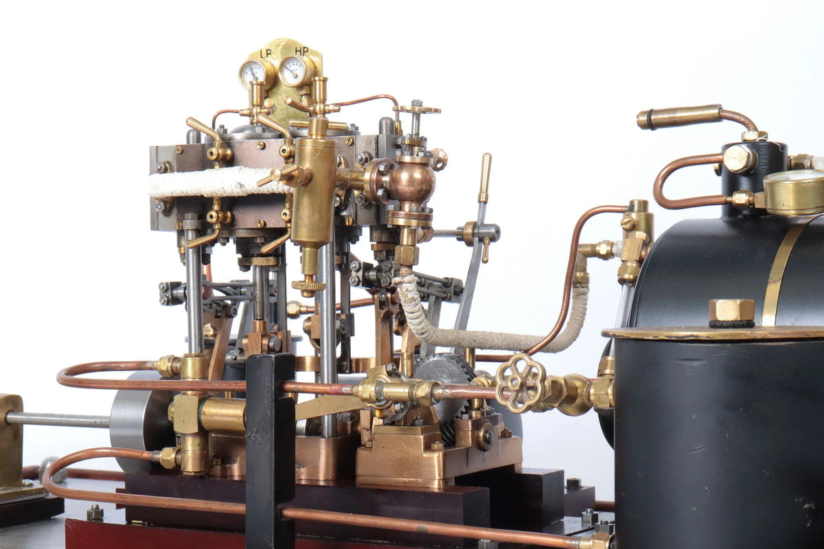 Stuart HB4 boiler & compound twin steam plant