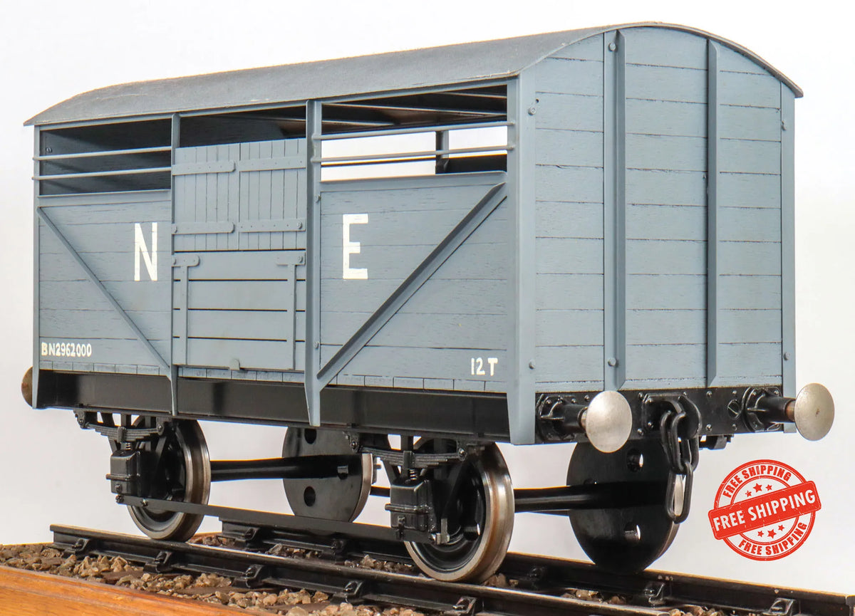 5 inch gauge NE 12T cattle wagon