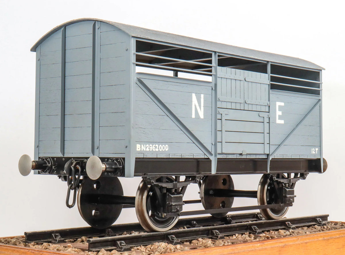 5 inch gauge NE 12T cattle wagon