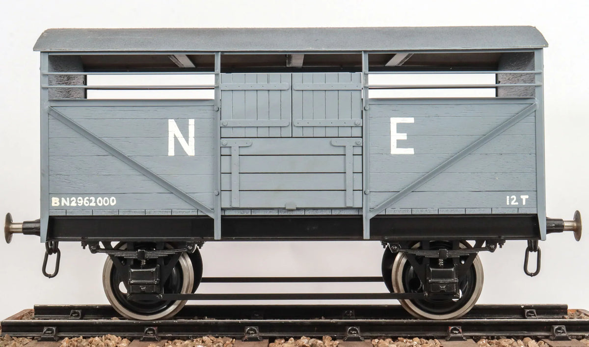 5 inch gauge NE 12T cattle wagon