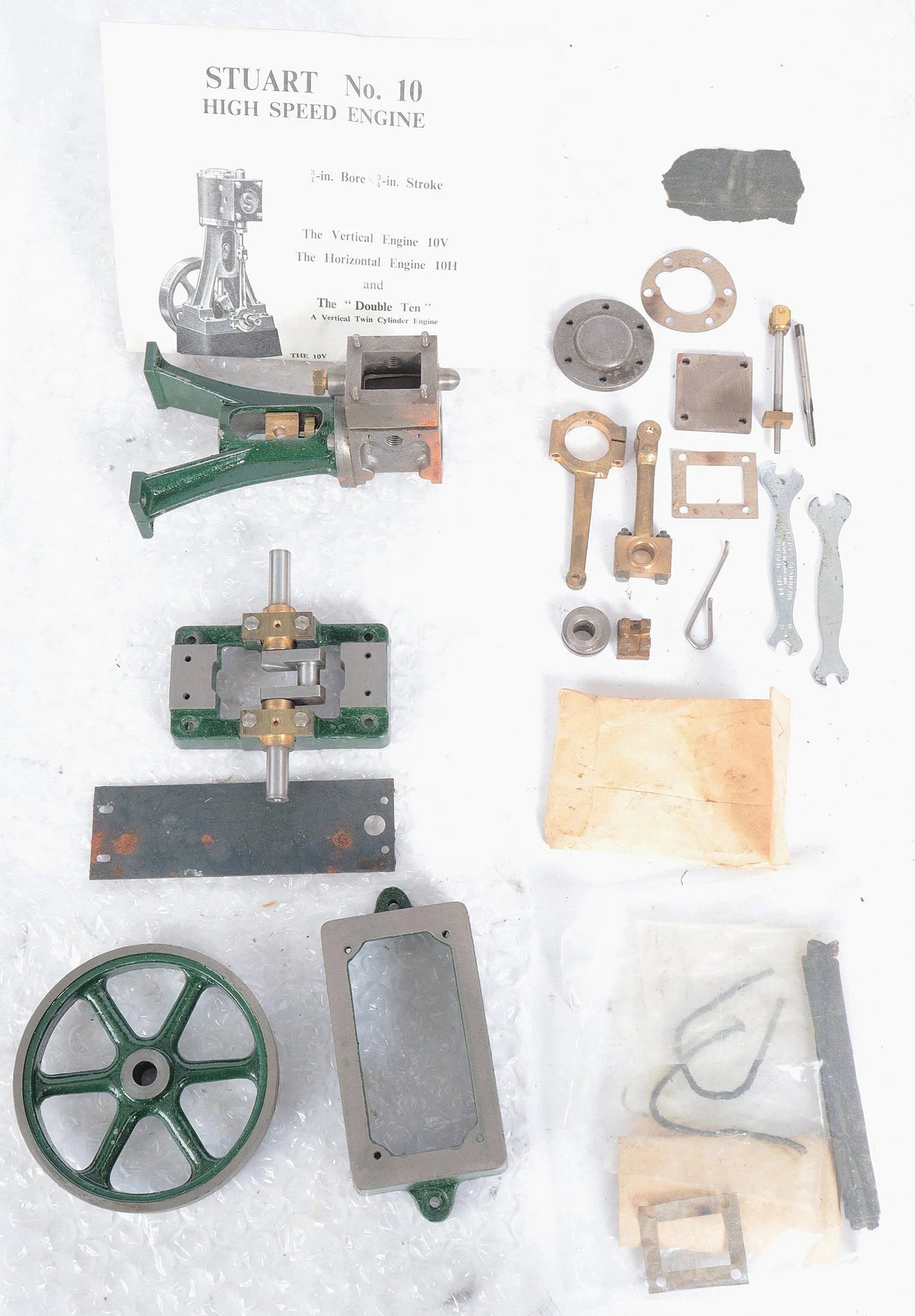 Stuart 10V machined parts