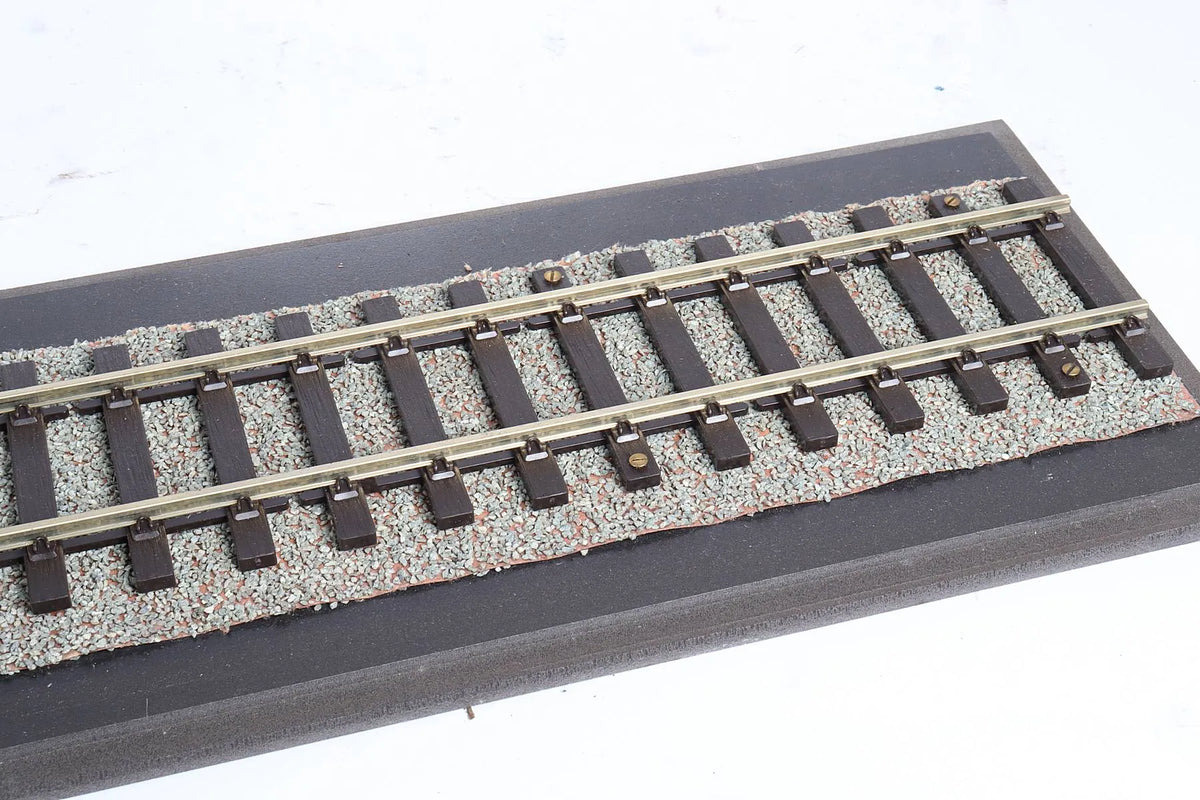 Display case with gauge 1 track