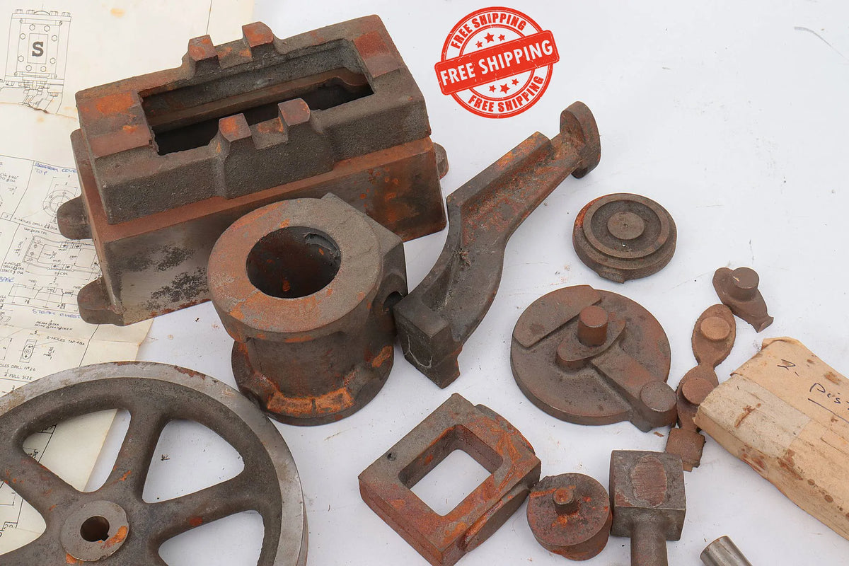 Stuart No.1 castings with construction book