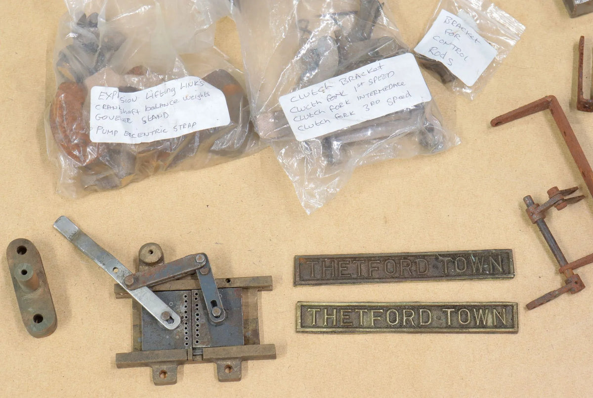 2 inch scale Burrell "Thetford Town" commercial boiler and castings