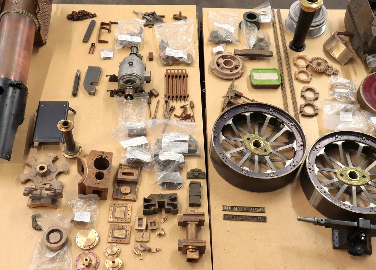 2 inch scale Burrell "Thetford Town" commercial boiler and castings