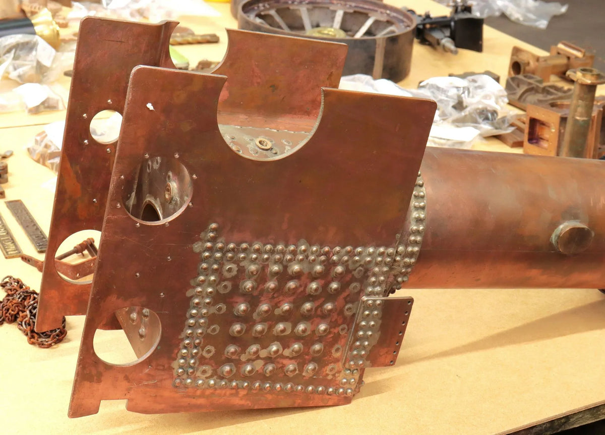 2 inch scale Burrell "Thetford Town" commercial boiler and castings