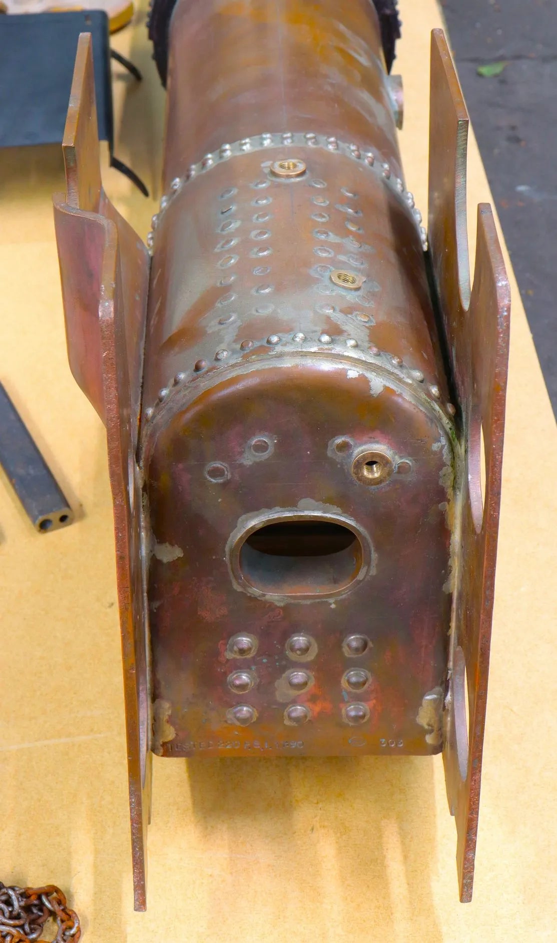 2 inch scale Burrell "Thetford Town" commercial boiler and castings