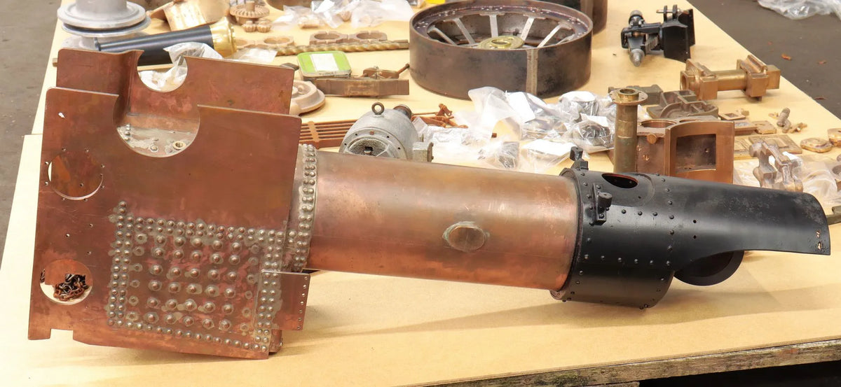 2 inch scale Burrell "Thetford Town" commercial boiler and castings