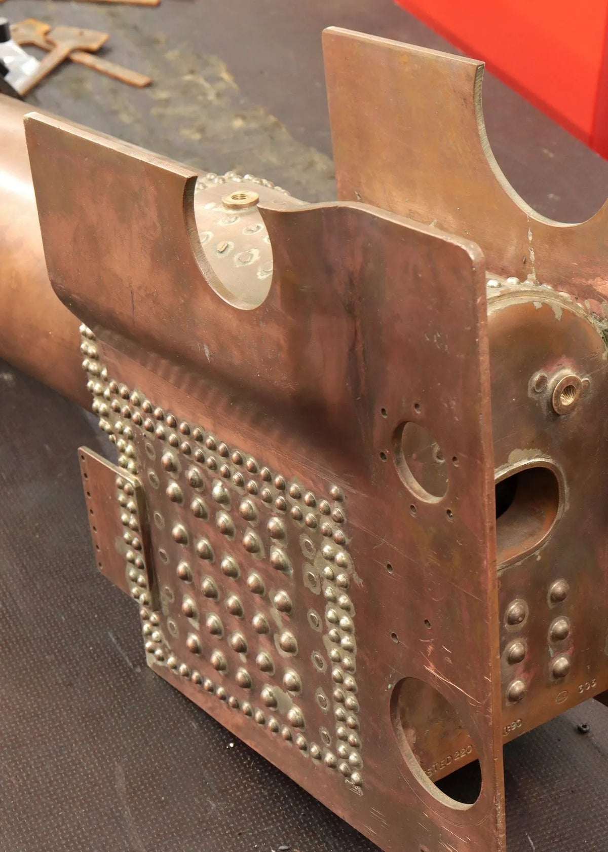 2 inch scale Burrell "Thetford Town" commercial boiler and castings