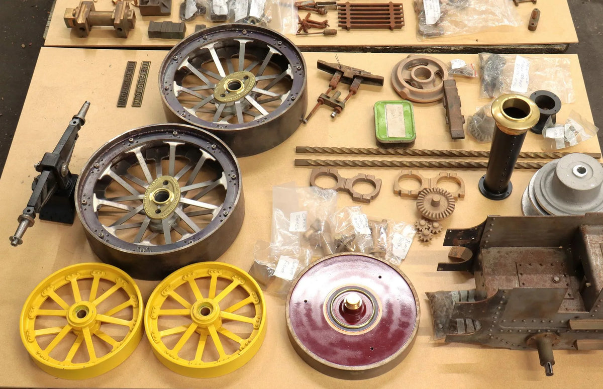2 inch scale Burrell "Thetford Town" commercial boiler and castings