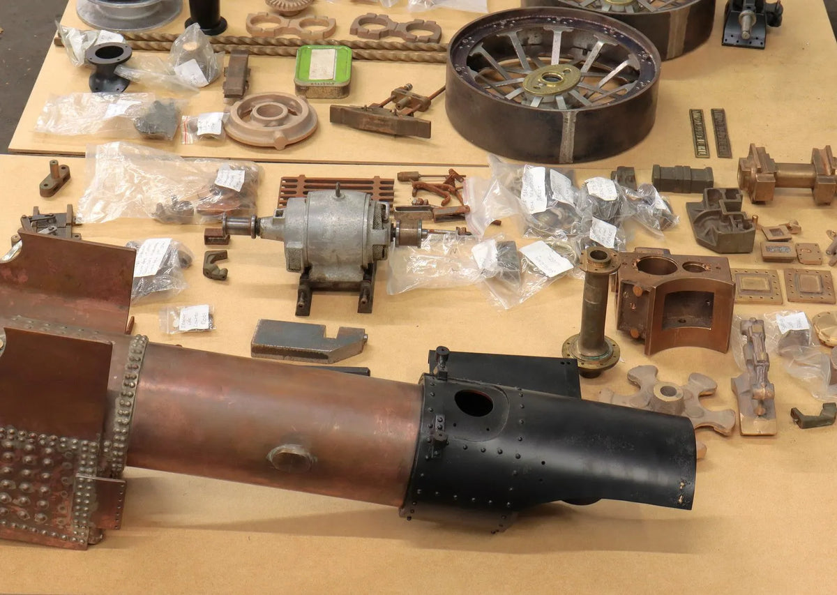 2 inch scale Burrell "Thetford Town" commercial boiler and castings