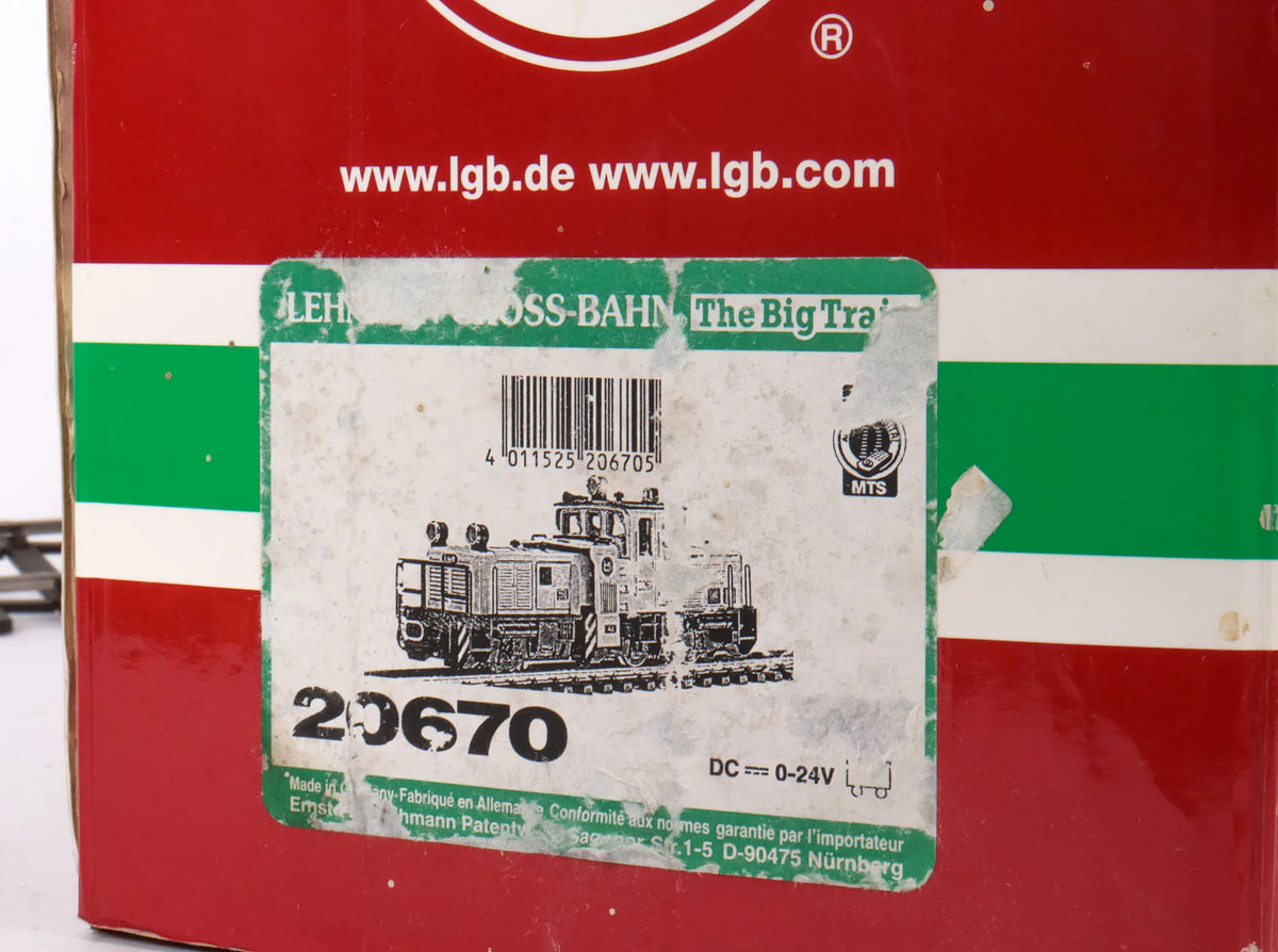 LGB 20670 Track cleaning locomotive 0-2-0+0-4-0