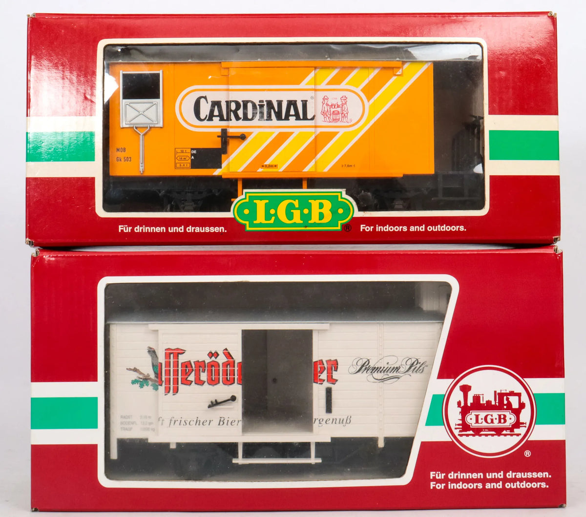 Pair of LGB MOB wagons