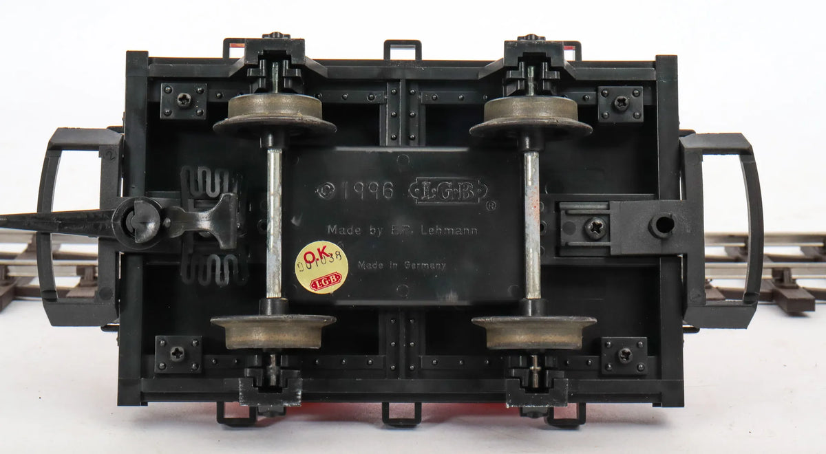 LGB Field Railroad double drum wagons