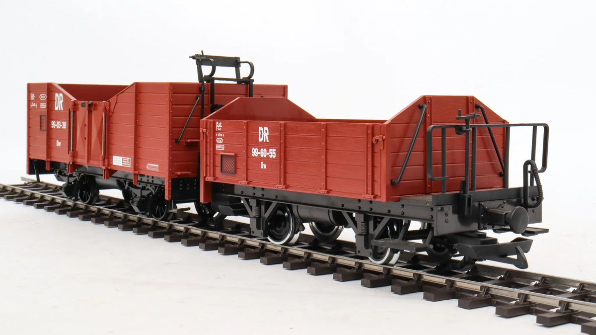 Rake of 5 LGB open wagons